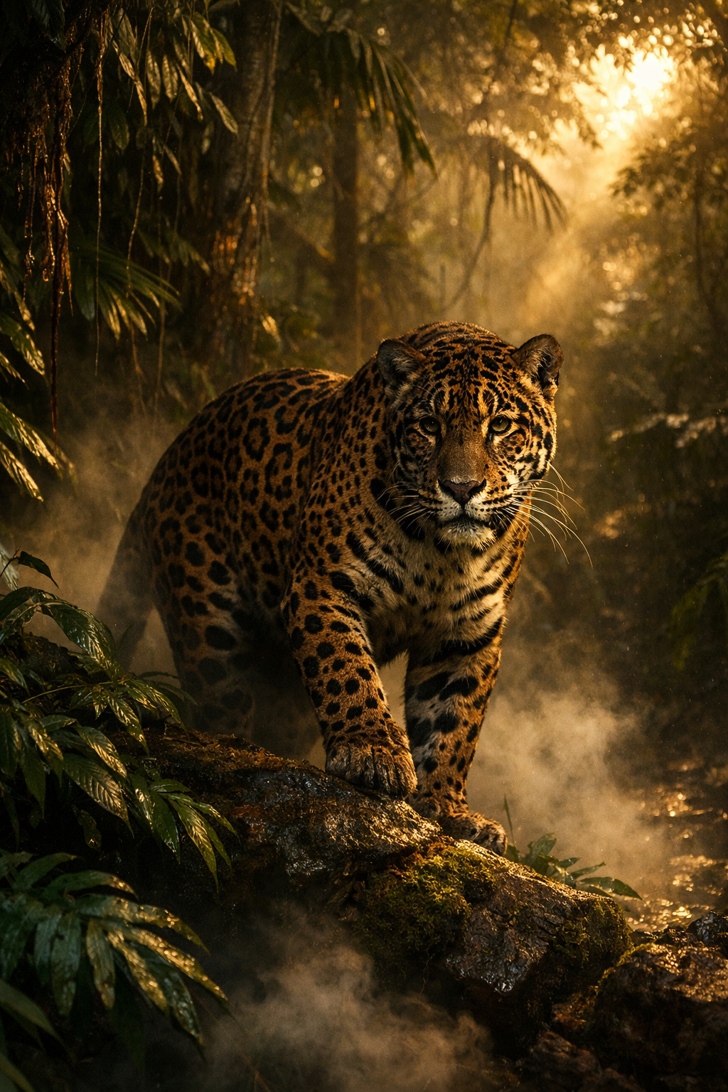 Yaguareté en la selva